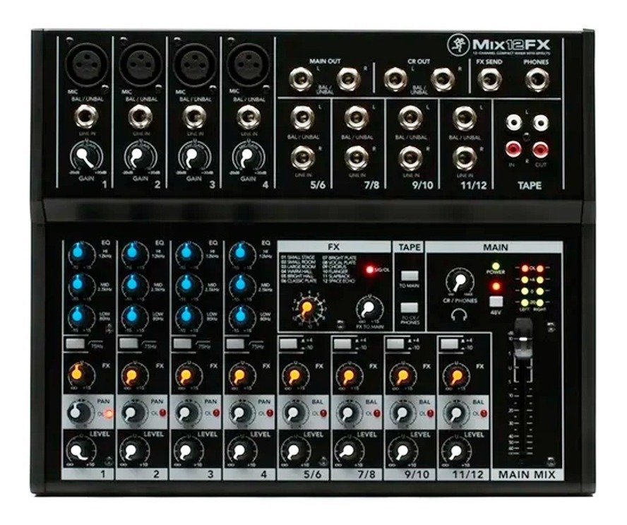 Consola Mixer Mackie Mix12Fx 2044096-01