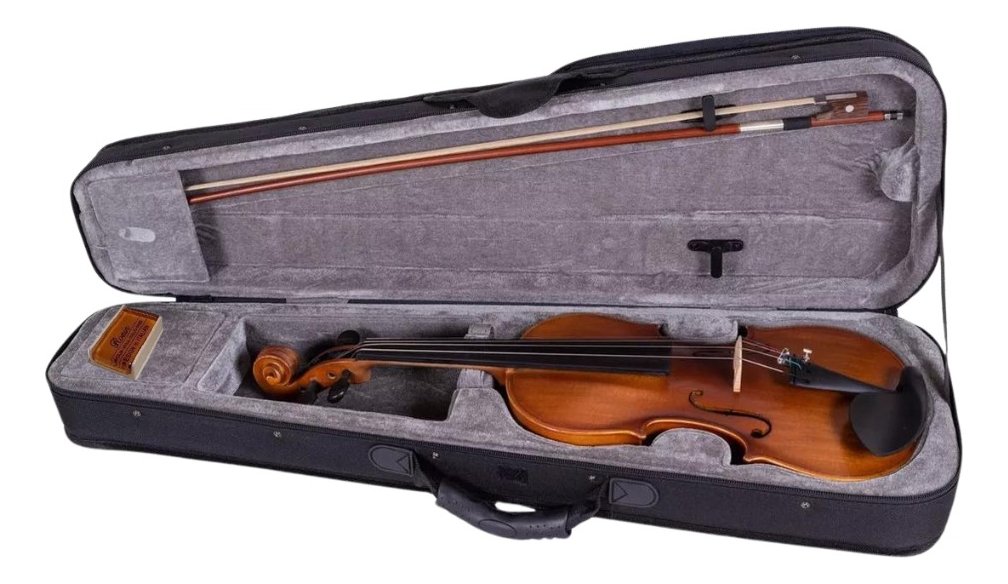 Violin 3/4 Parquer Master Madera Antigua Estuche Arco Resina Vl675