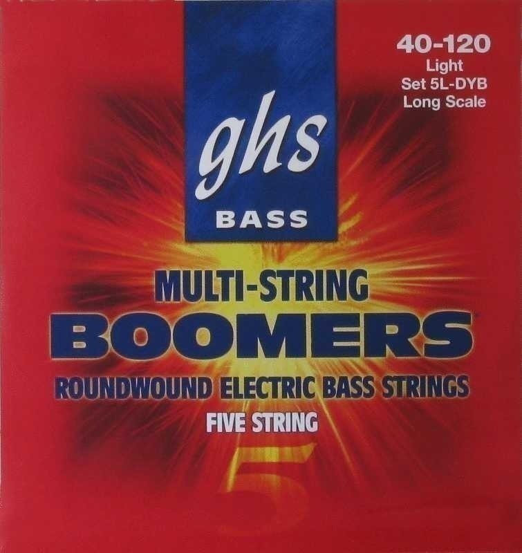 Encordados Para Bajo Boomers 5 Cuerdas 40-120 Ghs 5L-Dyb 5Ldyb
