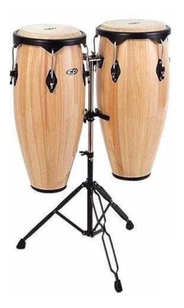 D_685755-MLA42102366385_062020-F.jpg Lp Cp640Awb Set De Congas 10 Y 11 Natural Wood + Soporte Ip-Lp-Cp640Awb - Imagen 1