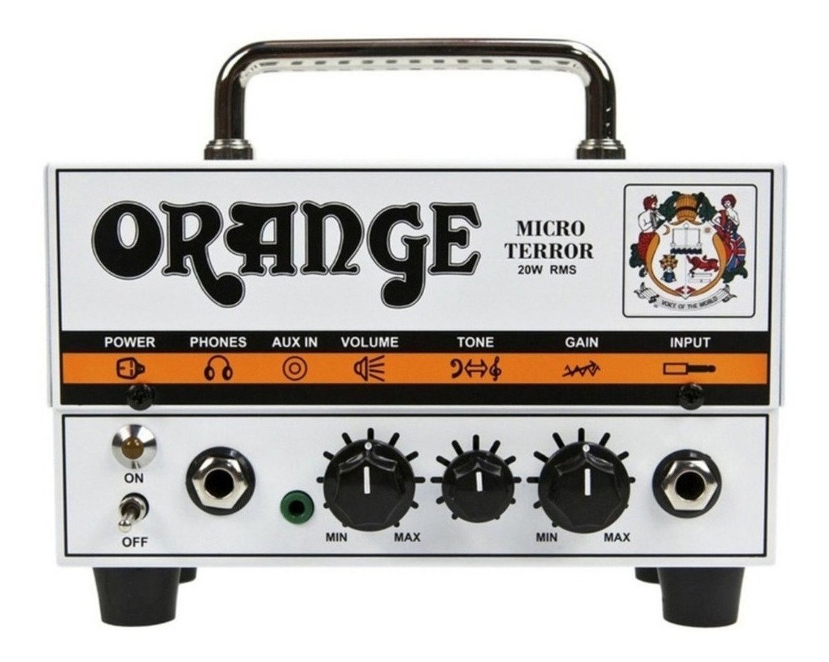 Cabezal De Guitarra Orange Micro Terror Pre Valvular 20 W Sr-Or-Mic Terror
