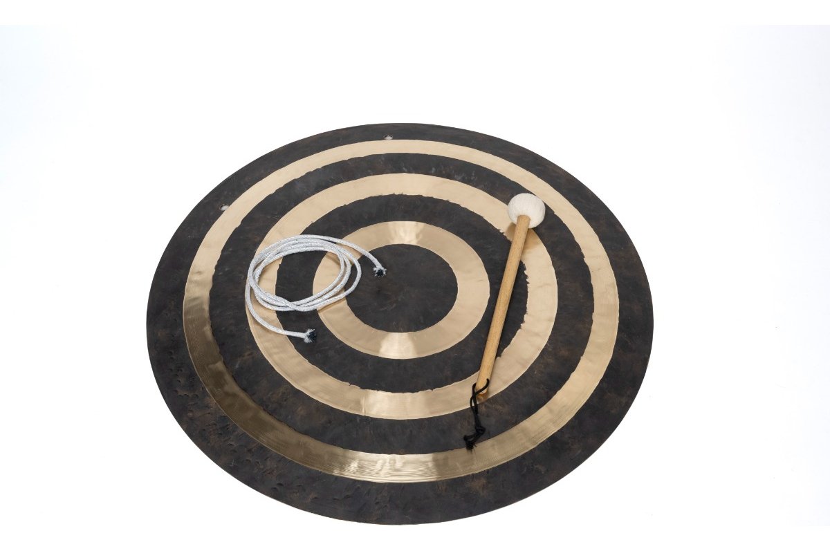 Sun Wind Gong 26''65Cm Curacion Meditacion Martillado A Mano 99326