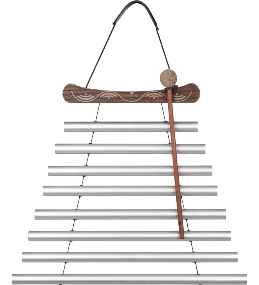 Meinl Sonic Energy Meditation Flow Chime, 24" Height, 8 Notes, C# Minor, Aluminium Silver Mfc8Cshmis