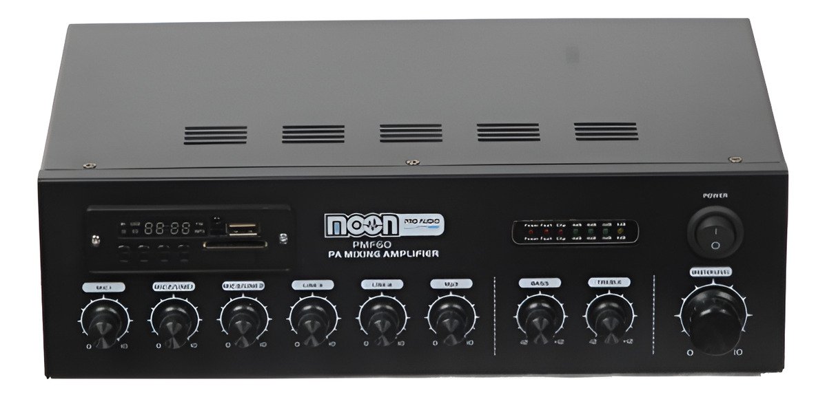 Amplificador Con Bluetooth, Mp3 Y Radio Moon Pmf60 60W Pmf60