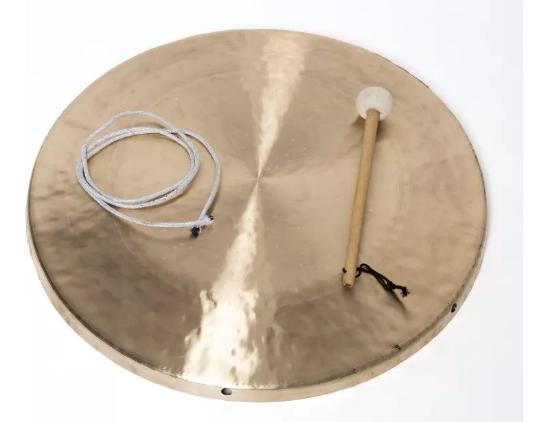 White Chao Gong 24'' Martillado A Mano Con Mazo Y Cuerda 99724