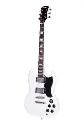 D_709352-MLA31913073830_082019-F.jpg Guitarra Eléctrica Blanca Tipo Sg De Parquer Sg100Wh - Imagen 1