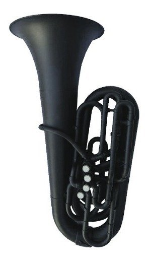 Tuba Plástica Negra En C (Do) Parquer C/ Funda Ptb-100