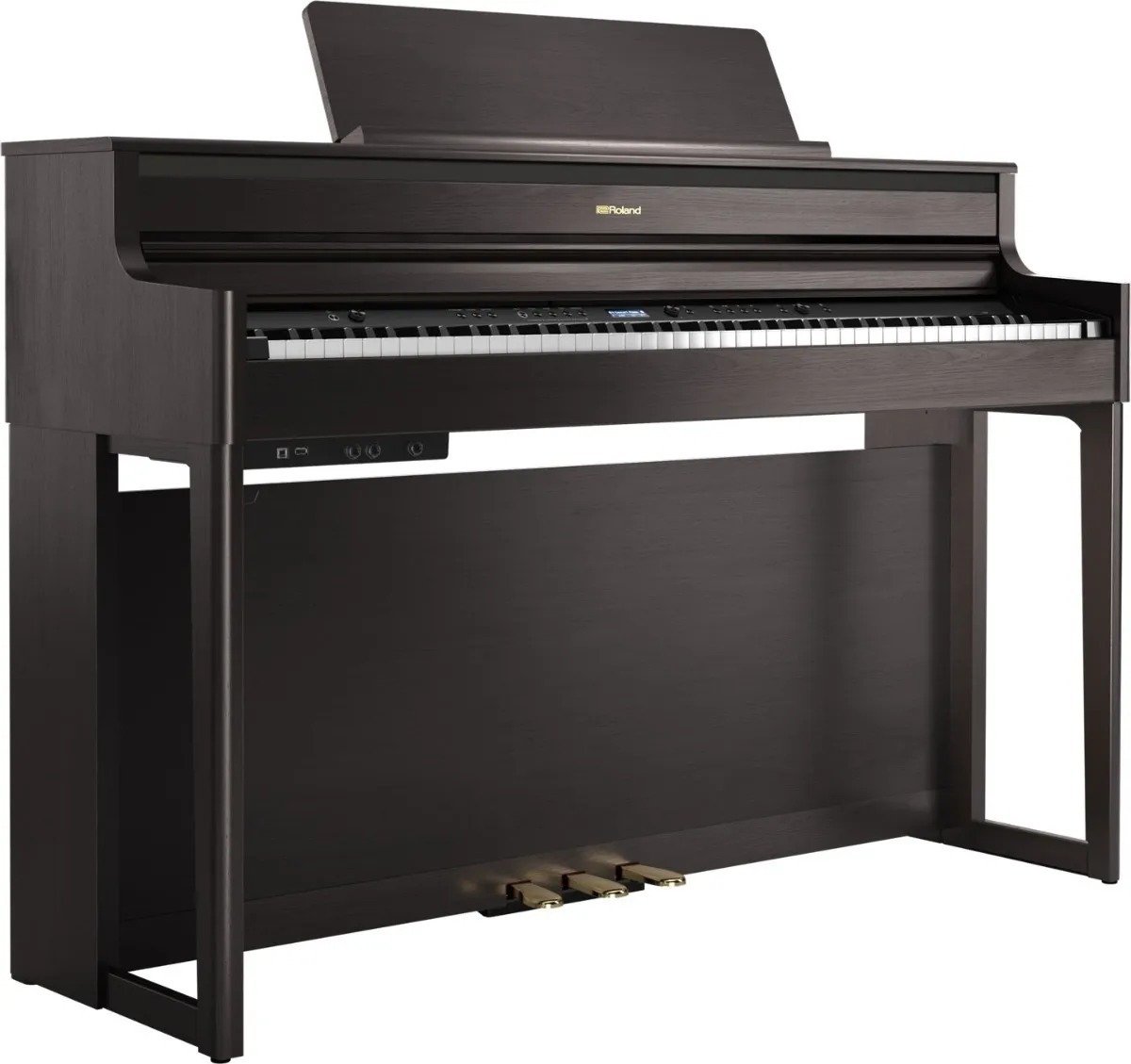 Piano Digital Con Mueble Roland Hp704Dr Rosewood + Banqueta Pe-Rl-Hp704Dr