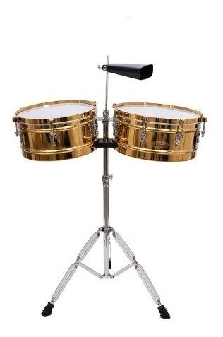 Timbaleta Parquer Mystic 13 Y 14 Con Soporte Y Cencerro 2601314G