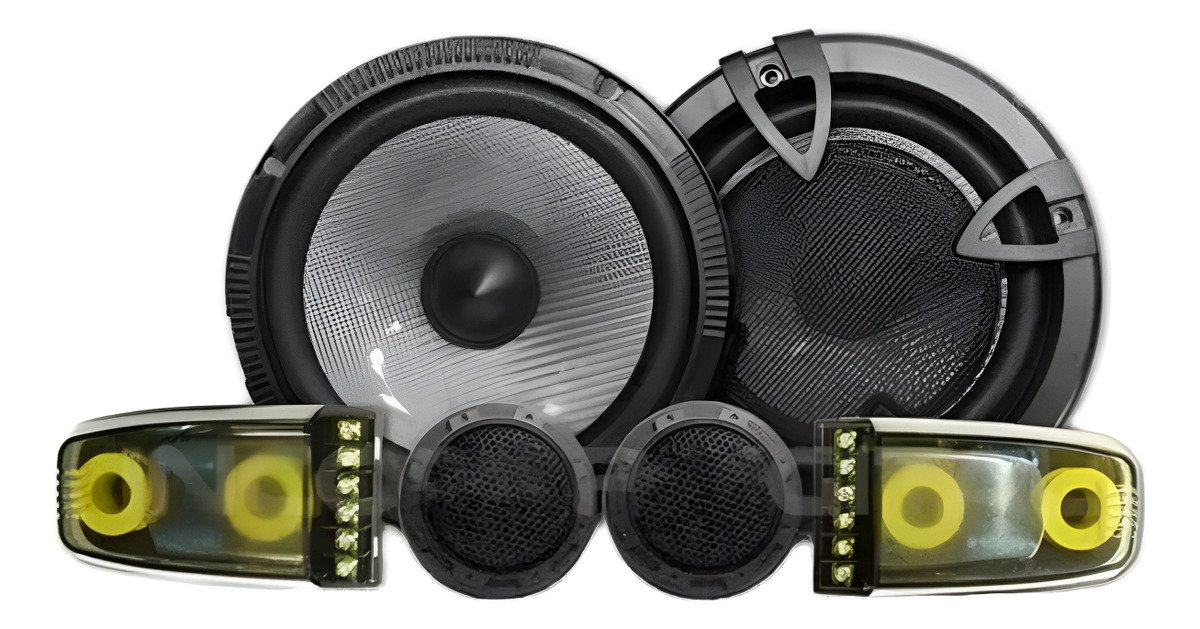 Combo Kit Auto 2 Parlantes 2 Tweeters 2 Crossovers Moon M641 M641