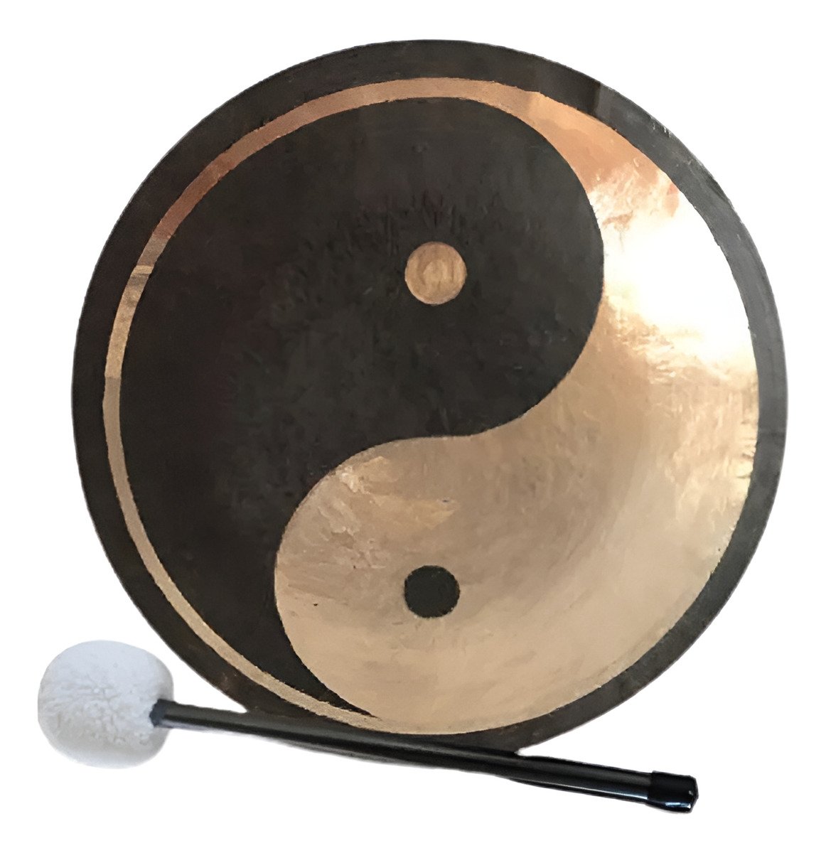 Yin Yan Gong Parquer 32'' 81 Cm Meditacion Martillado A Mano 99132
