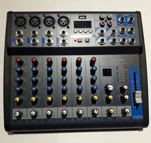D_786219-MLA31913066169_082019-F.jpg Consola Mixer 8 Canales Parquer Kt-08Up Kt-08Up - Imagen 1