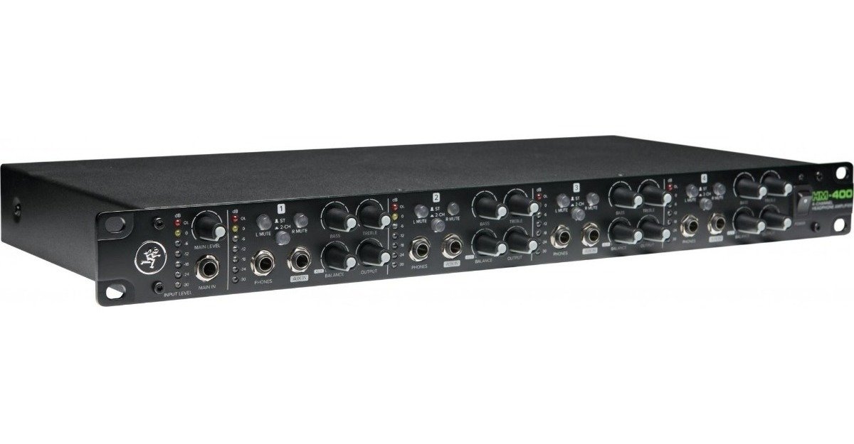 Amplificador De Auriculares Mackie Hm-400 Rack 2049178-07