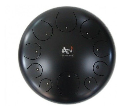 Steel Tongue Parquer Metal Do 11 Notas Negro 12 Pulgadas 700012Bk