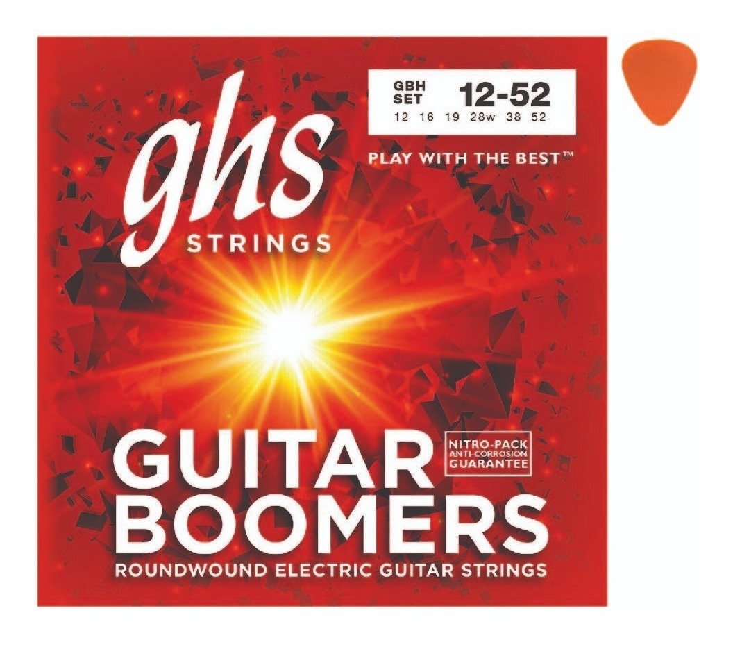 Encordado Ghs Guitarra Electrica Boomers® 6-String - 012-052 Gbh