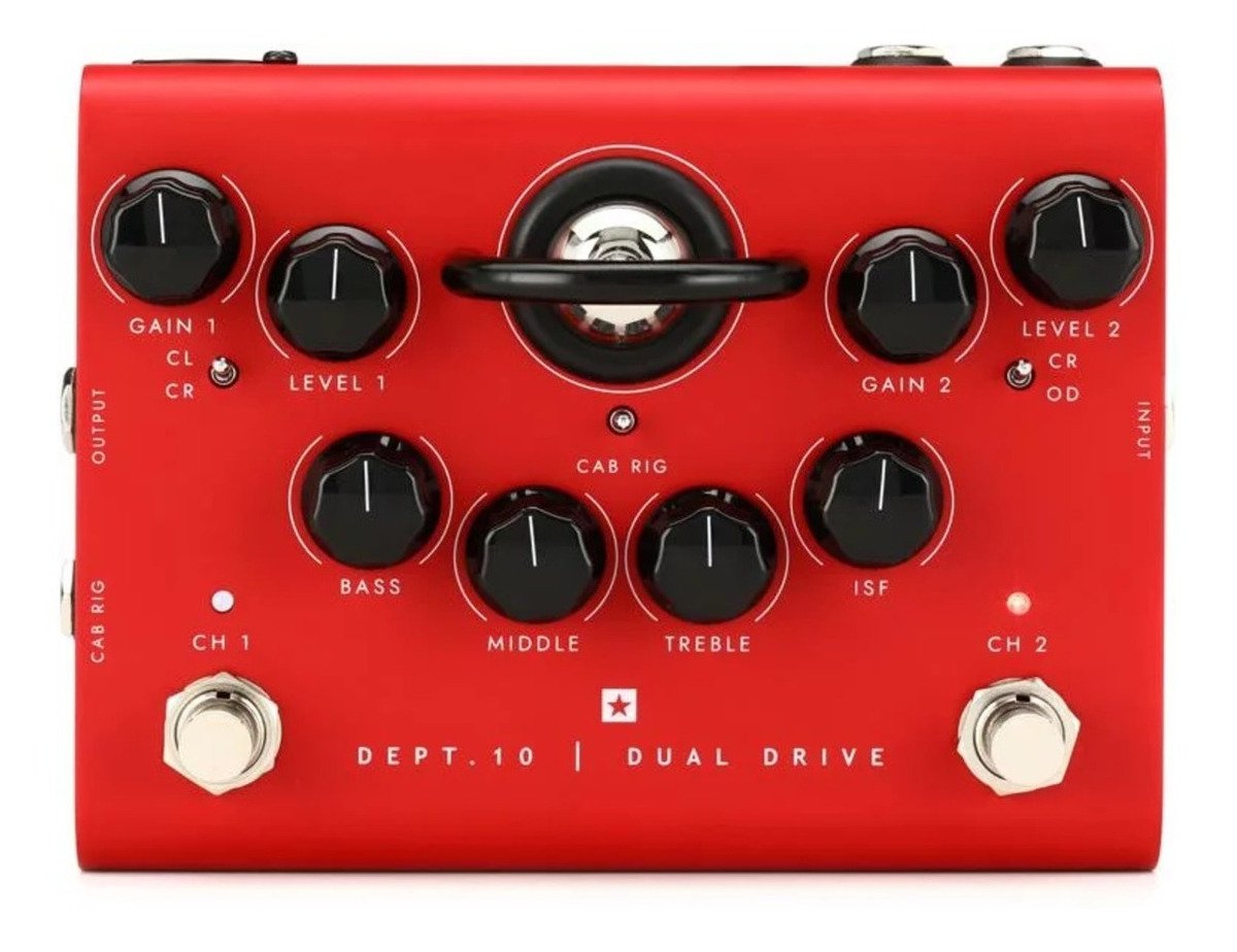 Pedal De Efecto Overdrive Valvular Blackstar Dept.10 Dual Ba195010