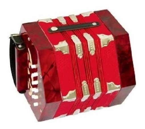 Concertina Celta Parquer Color Rojo Sj20409 Sj20409