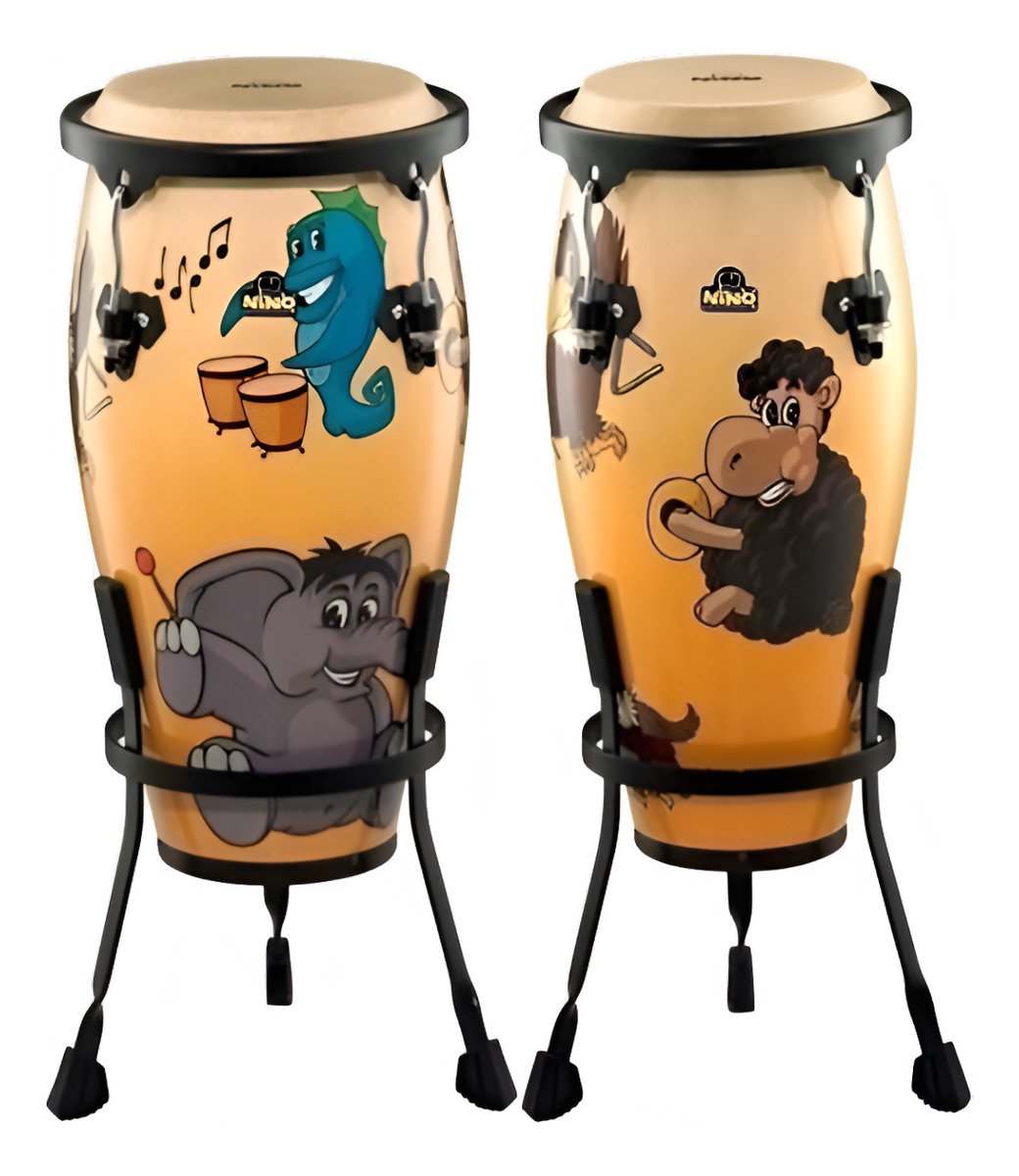 Meinl Nino089Mz Set De Congas De Madera 8 + 9 Para Niños Nino089Mz
