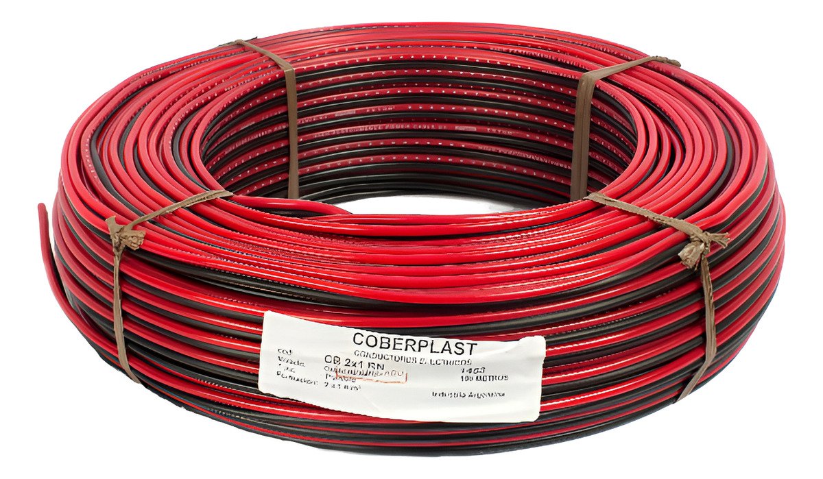 D_894031-MLA79502900604_102024-F.jpg Cable Para Bafle Rojo/Negro 2X1Mm Artekit Cb2X1Rn X100M Cb2X1Rn - Imagen 1