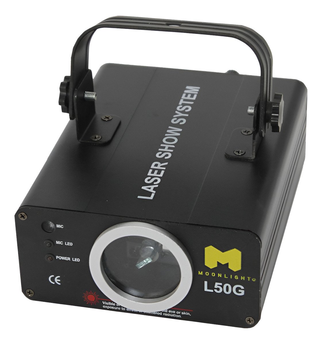 Laser Audio-Rítmico Verde Dj Moon L50G 30Mw Inc. Fuente L50G