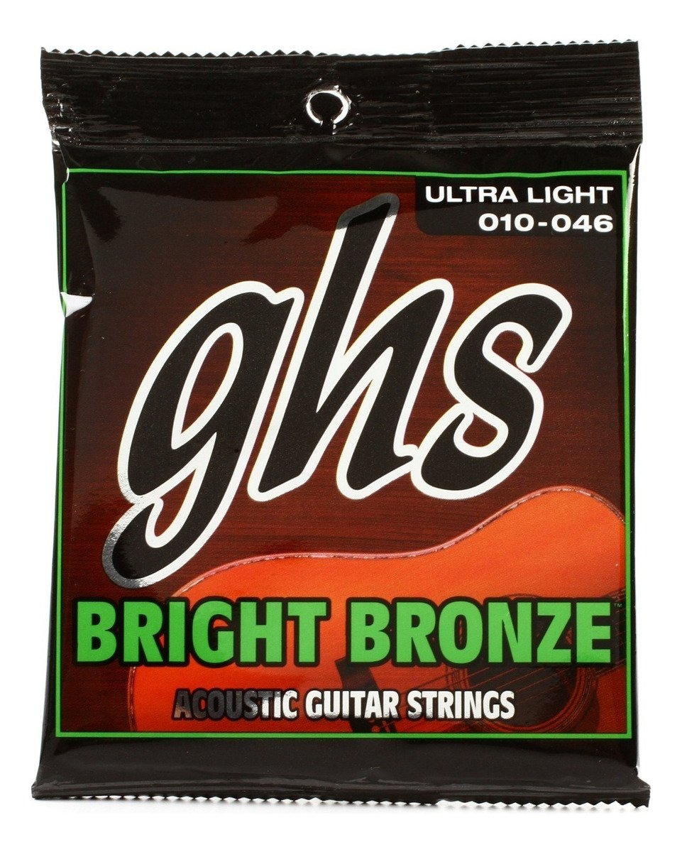 Encordado Ghs Para Guitarra Acusticabright Bronze™ - 010-046 Bb10U