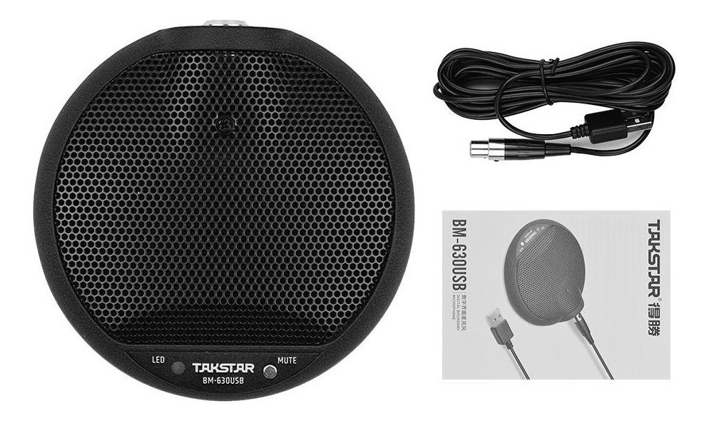 Micrófono Takstar Superficie Digital P/Conferencia Bm-630Usb Bm-630Usb