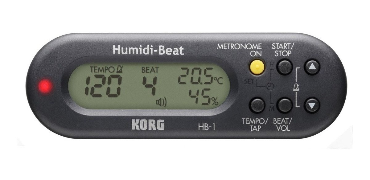 Metrónomo Detector Temperatura Y Humedad Korg Humidi-Beat 100012855000