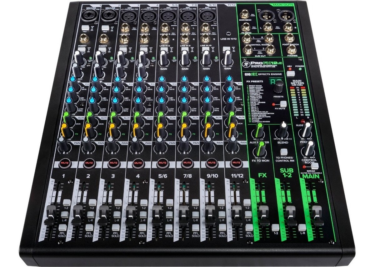 Consola Mixer Mackie Profx12V3 Efectos 2051301-07