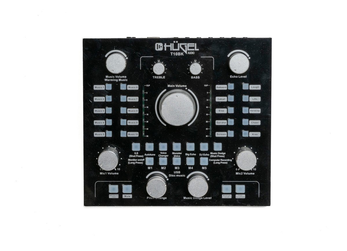 D_962086-MLA45652167354_042021-F.jpg Interfaz De Audio Hügel Bk Usb Grabacion Bluetooth Streaming T10Bk - Imagen 1