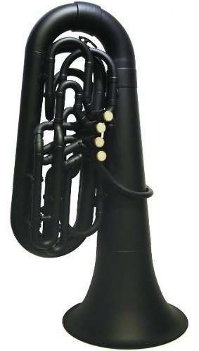 Tuba Plástica Negra En Bb (Sib) Parquer C/ Funda Ptb-200
