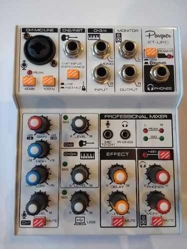 Consola Mixer Usb Parquer Kt-Upc Kt-Upc