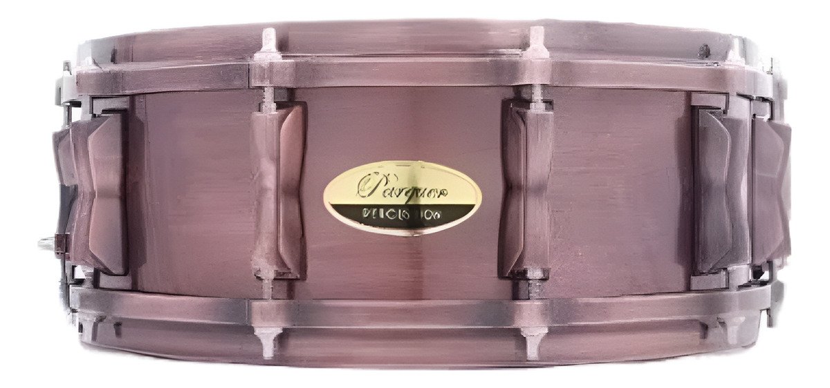 Tambor / Redoblante Cobre Con Aros De Bronce 14X5 431450