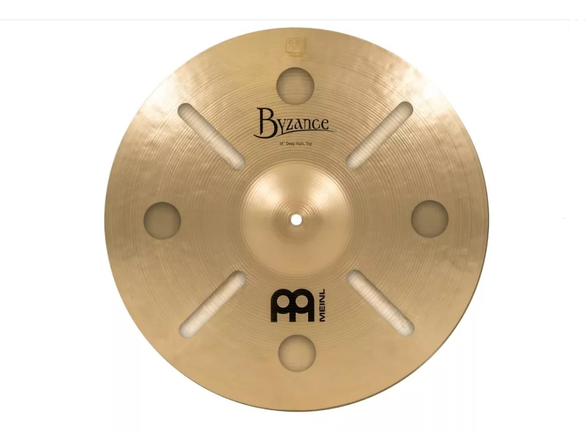 Platillo 18/18" Deep Hats Anika Nlles +  Brazo Hihat Con Clamp Mxh Artist Concept Meinl Acdeep Acdeep