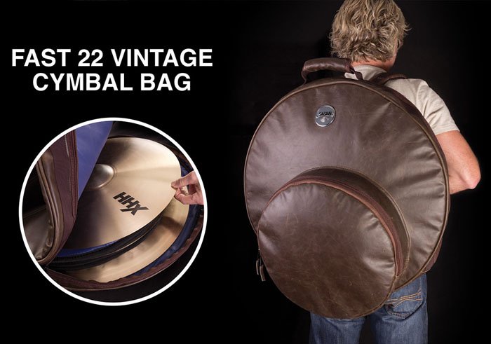 Fast 22" Funda De Platillos Sabian Vintage - No Se Remueve El Tilter - Color Marron F22Vbwn