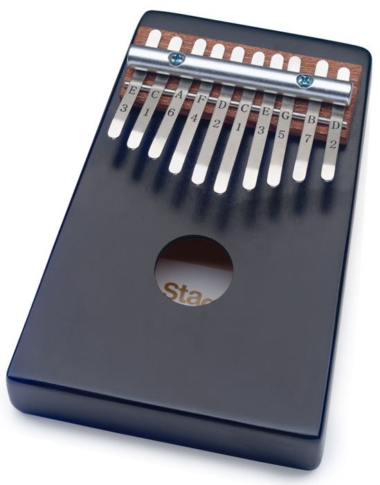 Kalimba Stagg 10 Notas Color Negro Kalikid10Bk