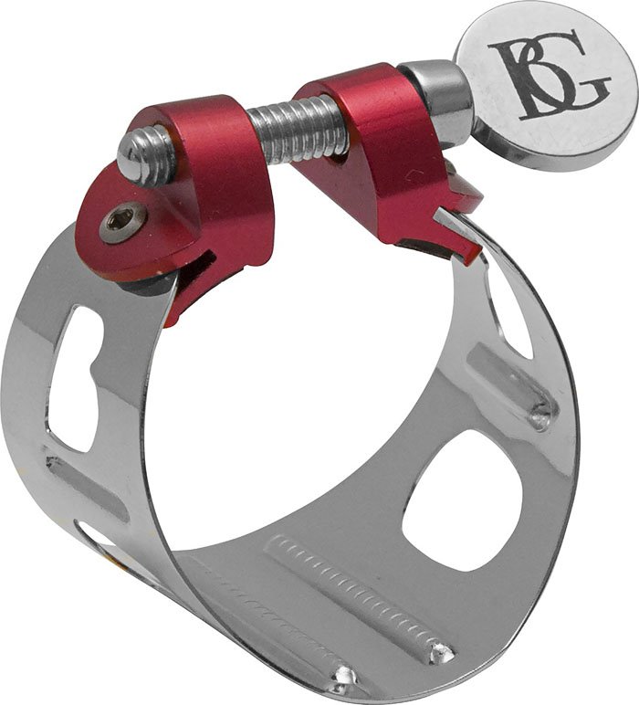 LD.jpg Abrazadera Bg Duo Saxo Alto-Clarinete Plateada Silver-+ Cubre Boquilla Ld - Imagen 1