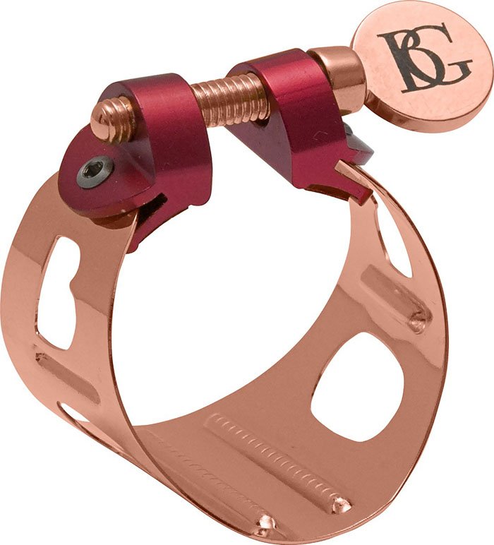 Abrazadera Bg Duo Saxo Alto-Clarinete Oro Rosa-+ Cubre Boquilla Ld9