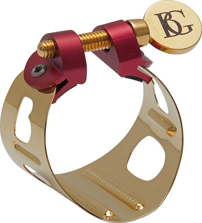 Abrazadera Bg Duo Saxo Tenor Dorada-+ Cubre Boquilla Ldto