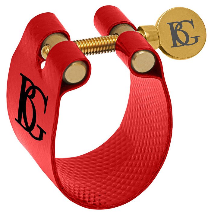 LFA9.jpg Abrazadera Bg Flex Saxo Alto Roja-+ Cubre Boquilla Lfa9 - Imagen 1