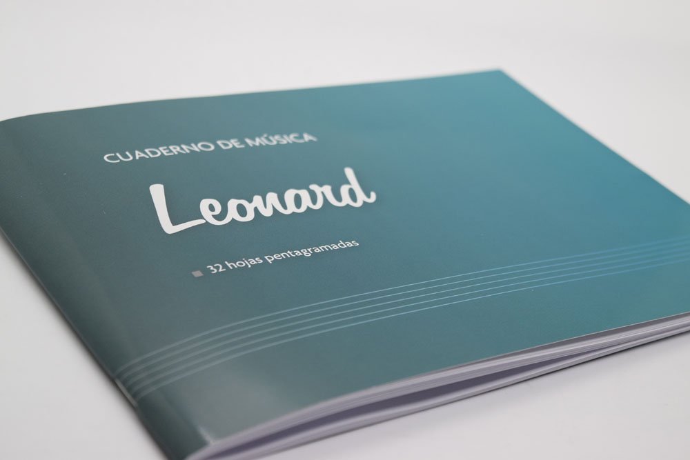 LND32.jpg Cuaderno Pentagramado Leonard 32 Hojas Lnd32 - Imagen 1