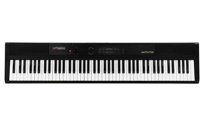 Performer_1.jpg Piano Electrico Artesia Teclas Semipesadas Color Negro Performerbk - Imagen 1