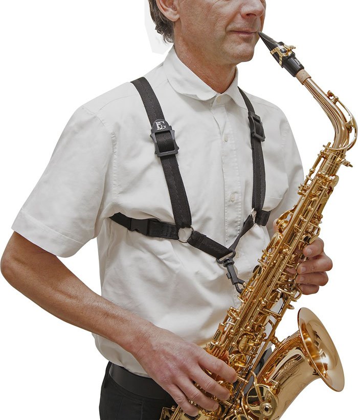 S43SH.jpg Arnes Bg Saxo Alto-Tenor-Baritono Con Gancho Plastico Snap-Xl Hombre S43Sh - Imagen 1