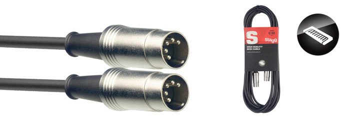 Cable Stagg Midi 3Mts Smd3