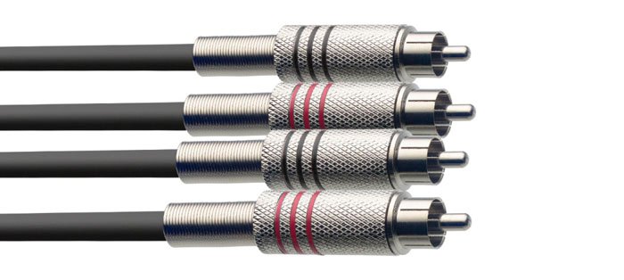 STC3C.jpg Cable Stagg Rca-Rca 3Mts Stc3C - Imagen 1
