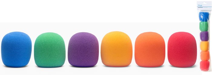 Rompevientos Stagg Para Microfonos (6 Unidades) Colores Varios Sws35C6