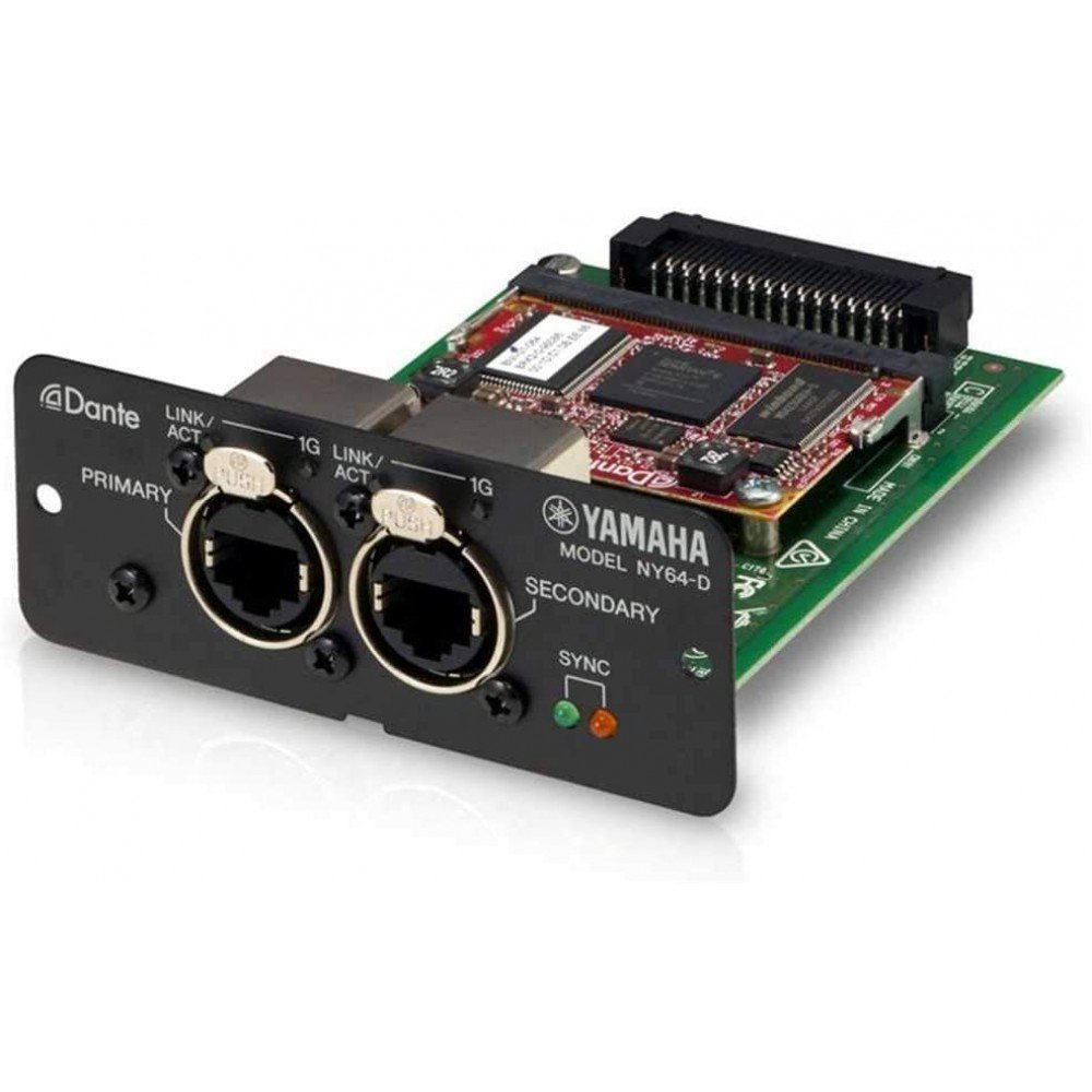 Yamaha  Ny64D Tarjeta De Expansion De E / S Dante Para Consolas Tf Ny64D
