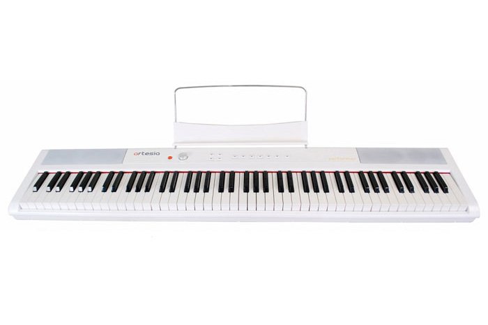 Piano Electrico Artesia Teclas Semipesadas Color Blanco Performerwh