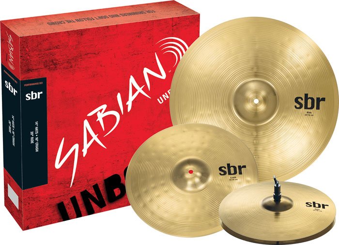 sbr5003.jpg Set Sabian Sbr Performance Set + Hihat 14"-Crash 16"-Ride 20" Sbr5003 - Imagen 1