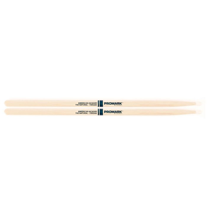 txr5an_main.jpg Palillo Promark Hickory Raw Natural 5A Punta Nylon Txr5An - Imagen 1