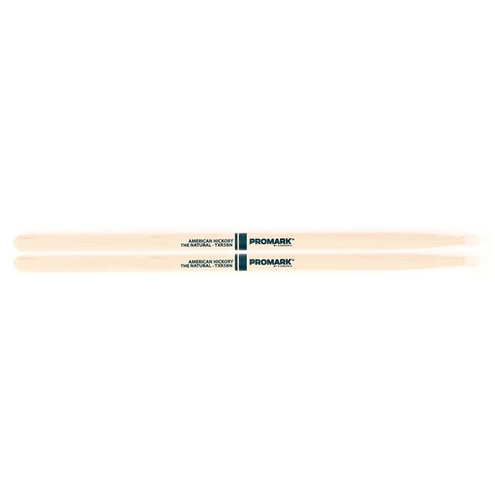 txr5bn_main.jpg Palillo Promark Hickory Raw Natural 5B Punta Nylon Txr5Bn - Imagen 1